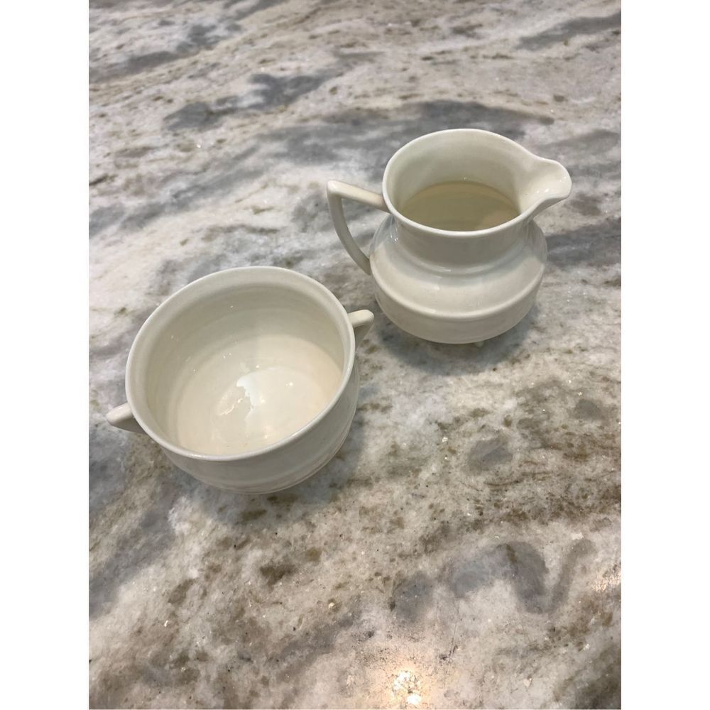 Vintage Belleek Aberdeen Kettle Pot Creamer and Bowl #Rare Find #Belleek